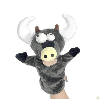 Animal Hand Puppets - Soft Educational Plush Toys for Babies