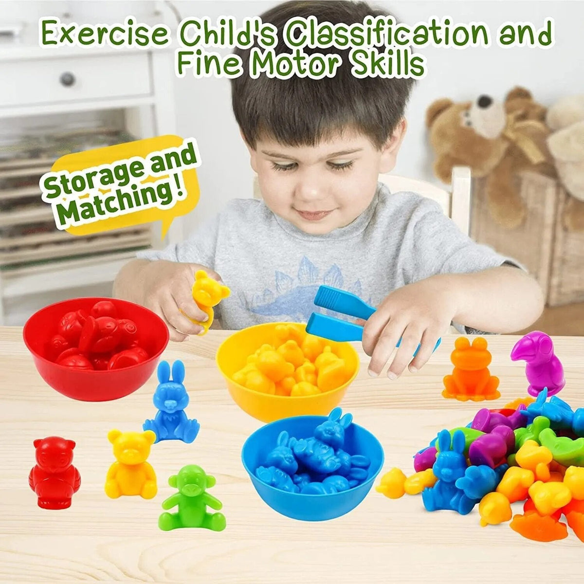 Animal Matching Game: Montessori Educational Toy
