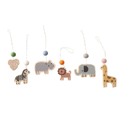 Natural Wooden Baby Gym & Teether (CE Certified, 0–12M)
