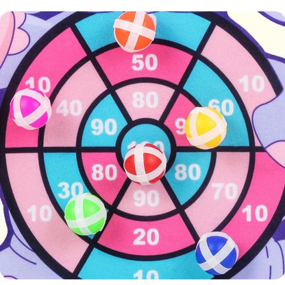 Cartoon Animal Sticky Ball Dart Board - Family Fun Toy