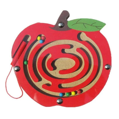 Wooden Montessori Puzzles - Sensory Toy for Babies 1-4 Years