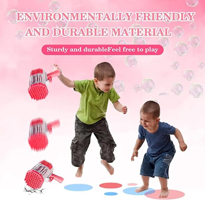 Astronaut Bubble Gun Machine – 5000+ Bubbles/Min, LED, Leak-Proof