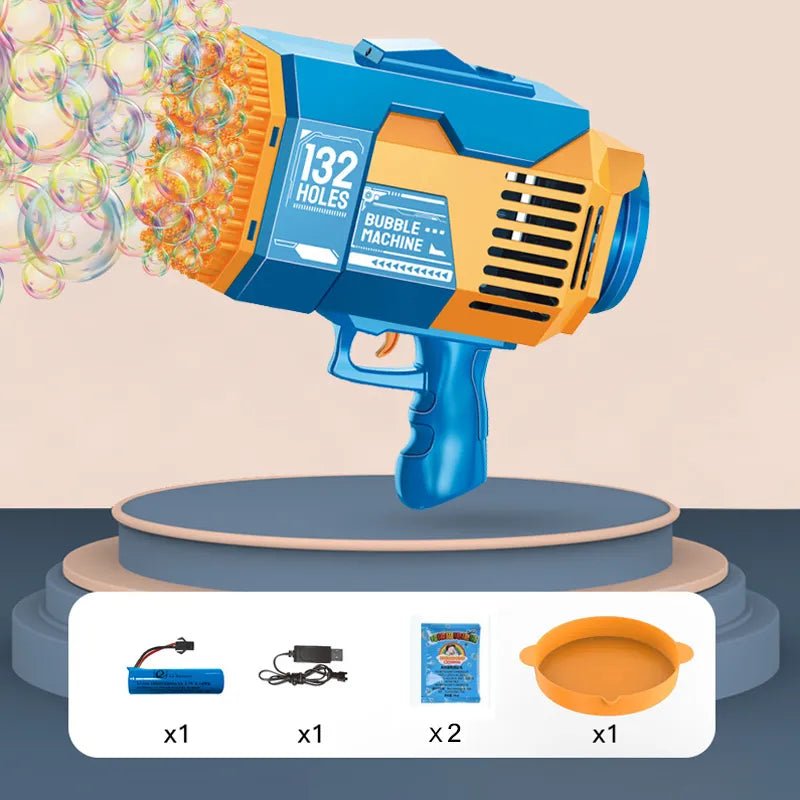 Astronaut Bubble Gun Machine – 5000+ Bubbles/Min, LED, Leak-Proof