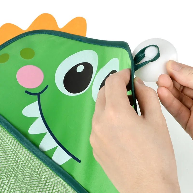 Duck & Frog Baby Shower Net Toy Storage, Suction Cup Organizer
