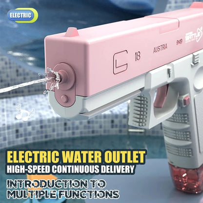 Full-Automatic Electric Water Blaster - Sporty Pistol-Style Toy