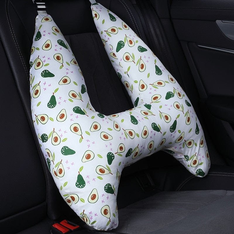 U-Shape Kids Travel Pillow with Cute Animal Pattern