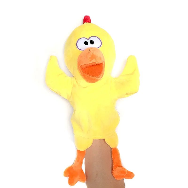 Animal Hand Puppets - Soft Educational Plush Toys for Babies