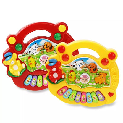 Baby's Animal Sound Piano Keyboard - Flashing Musical Toy