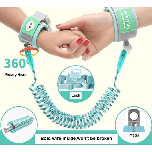 Baby Harness Anti Lost Wrist Link Kids Outdoor Walking Hand Belt Band