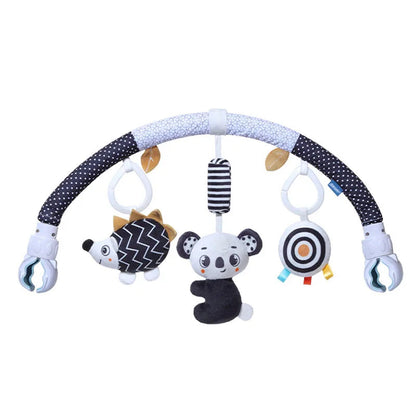Infant Stroller Arch Toy with Chimes & Squeaker