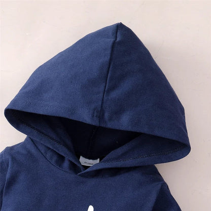 0-24M Newborn Hoodie & Pants Set - Spring Baby Boy Outfit