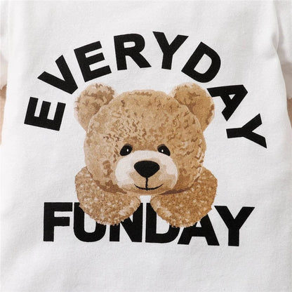0-12M Boy's Panda Romper & Hat: Summer 2PCS Bodysuit Set