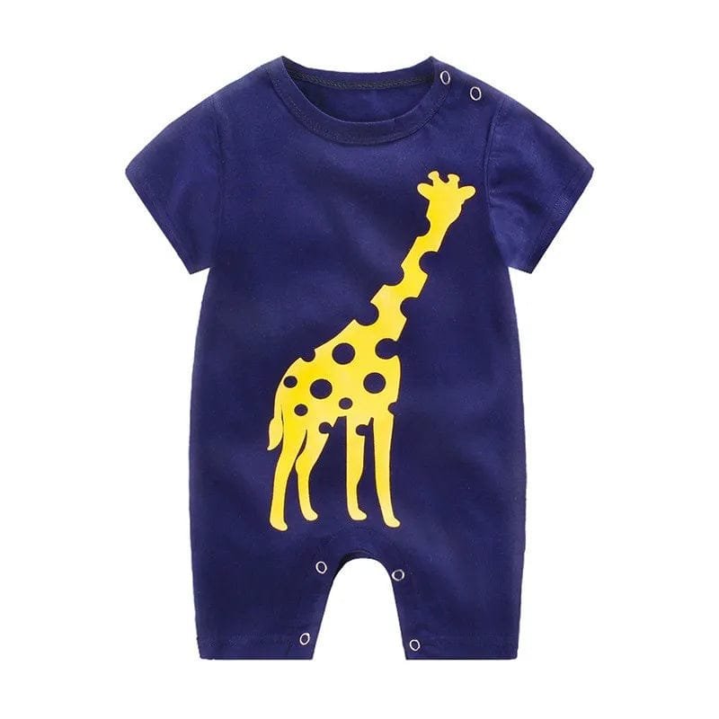 0-24M Summer Romper: Short Sleeve for Baby Boys & Girls