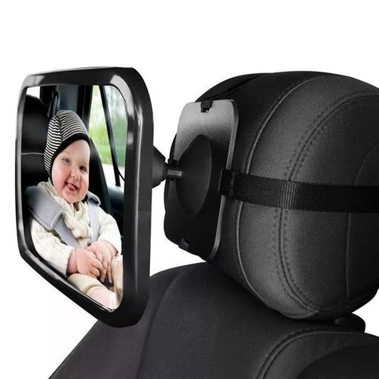 Adjustable Wide Car Seat Mirror for Baby Safety, High Quality