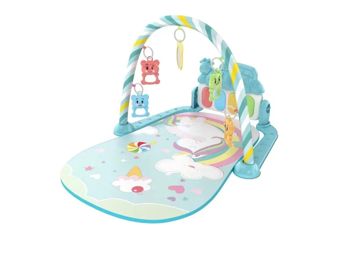 Baby Music Foot Piano & Crawling Pad - Fitness Stand Toy