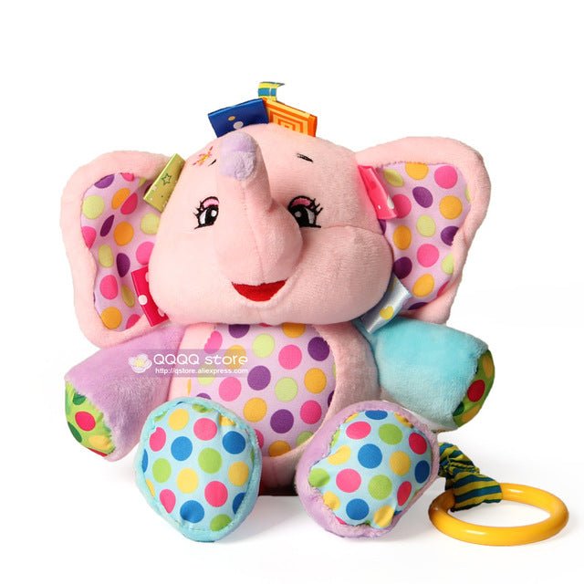 Cute Musical Plush Stuffed Animals Infant Baby Crib Hanging Toys