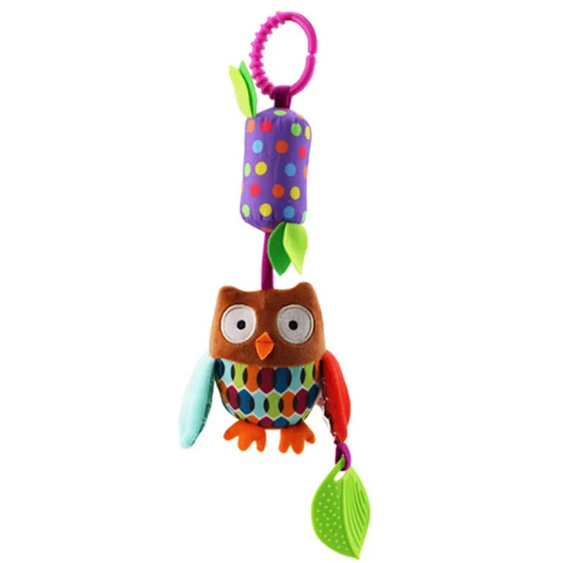 Baby Crib & Car Seat Spiral Rattle Toys - Soft Mobiles for Newborn Gift