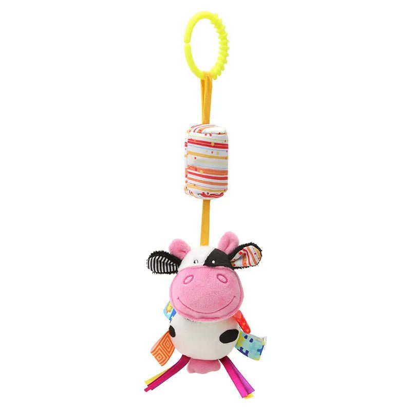 Baby Crib & Car Seat Spiral Rattle Toys - Soft Mobiles for Newborn Gift
