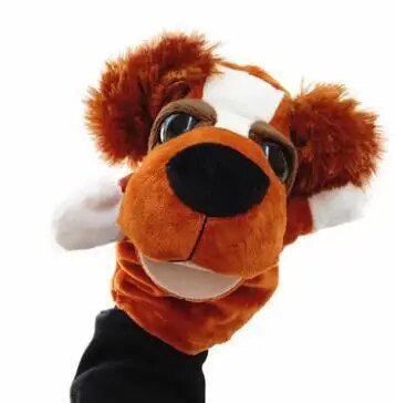 Animal Hand Puppets - Soft Educational Plush Toys for Babies