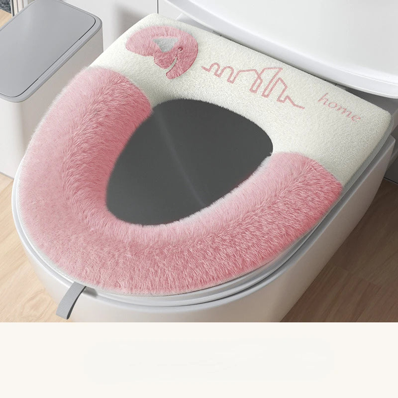 Baby Elephant Plush Toilet Seat Cover