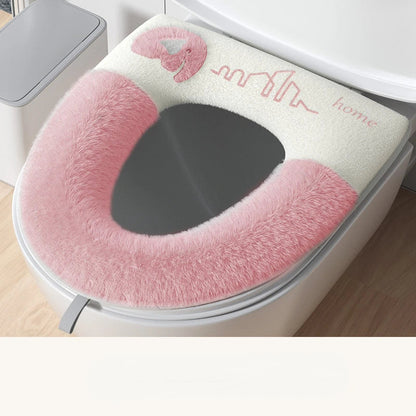 Baby Elephant Plush Toilet Seat Cover