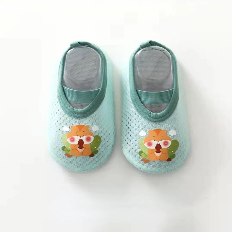Cute Baby Floor Sock Shoes - Soft Sole, Anti-Skid for 0-4Y Kids