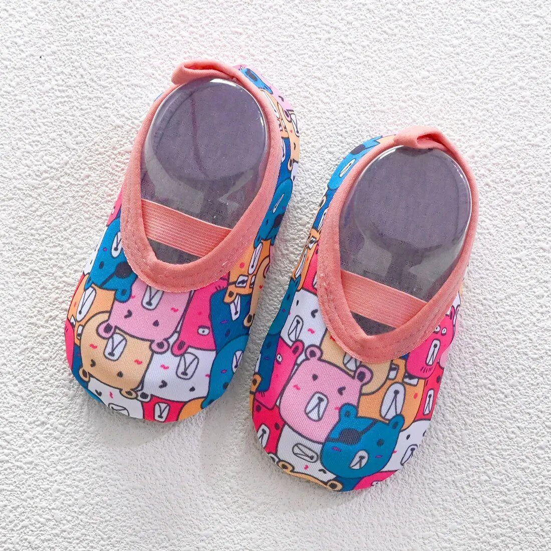 Cute Baby Floor Sock Shoes - Soft Sole, Anti-Skid for 0-4Y Kids