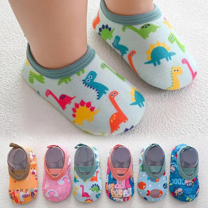 Cute Baby Floor Sock Shoes - Soft Sole, Anti-Skid for 0-4Y Kids
