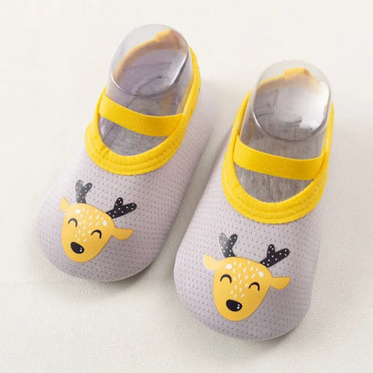 Cute Baby Floor Sock Shoes - Soft Sole, Anti-Skid for 0-4Y Kids