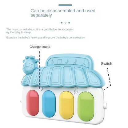 Baby Music Foot Piano & Crawling Pad - Fitness Stand Toy