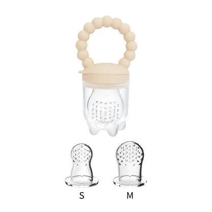 Baby Fruit Feeder Pacifier - Silicone Mesh Bag for Teething