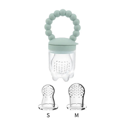 Baby Fruit Feeder Pacifier - Silicone Mesh Bag for Teething