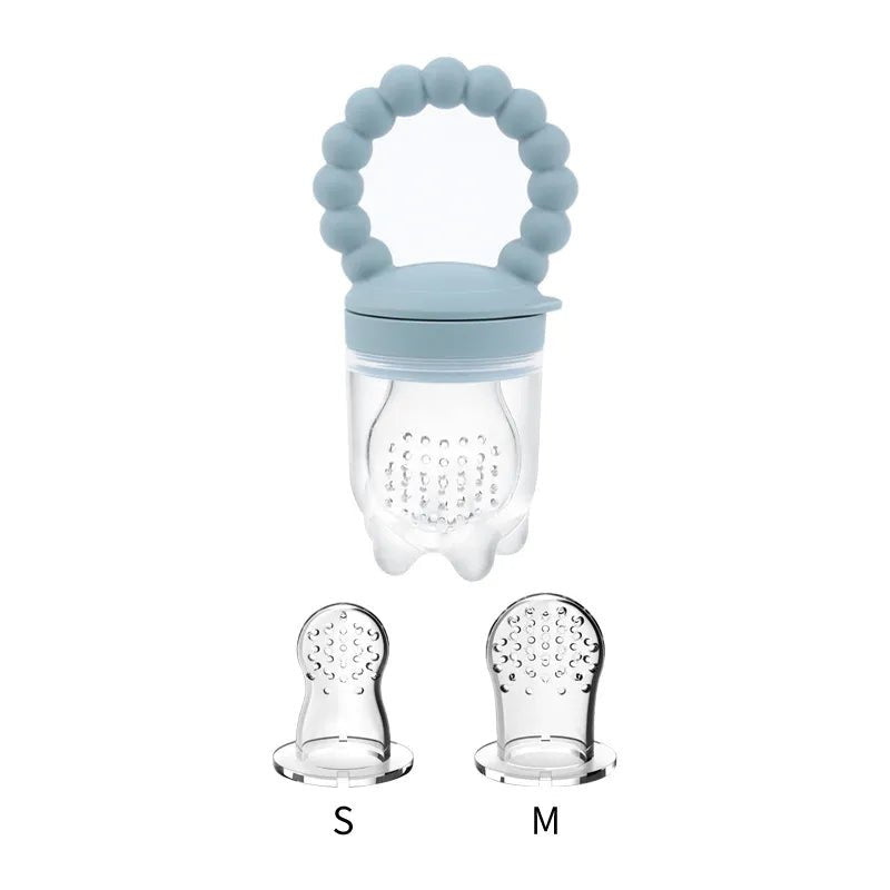 Baby Fruit Feeder Pacifier - Silicone Mesh Bag for Teething
