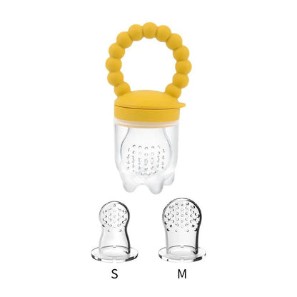 Baby Fruit Feeder Pacifier - Silicone Mesh Bag for Teething