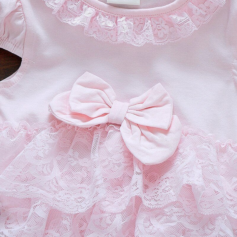 Baby summer bodysuit infant girls princess dress