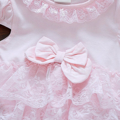 Baby summer bodysuit infant girls princess dress