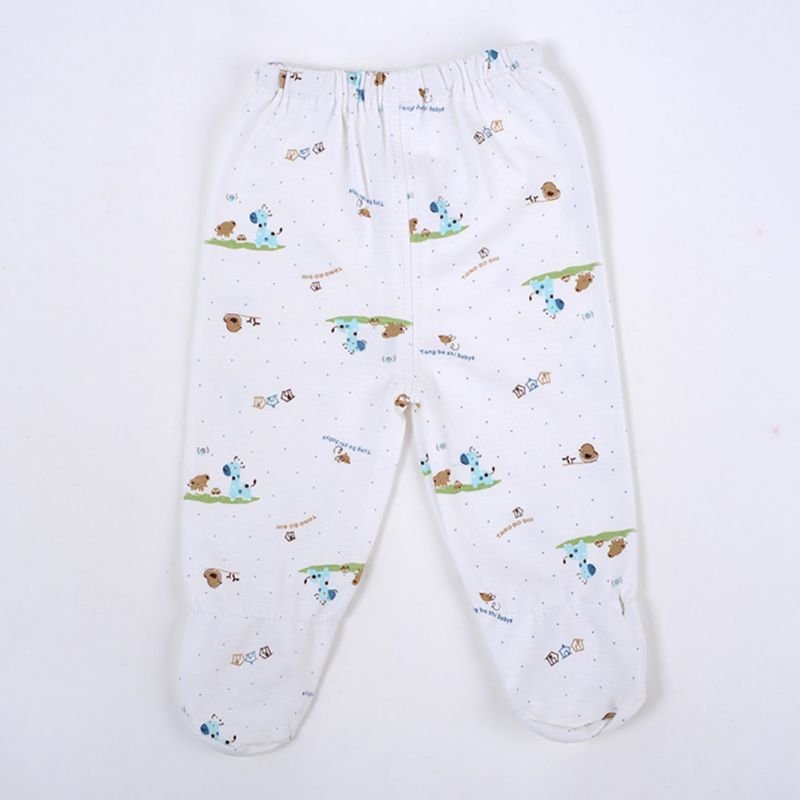 5PCS baby girl 0-3M Spring summer print cartoon newborn clothing gift set