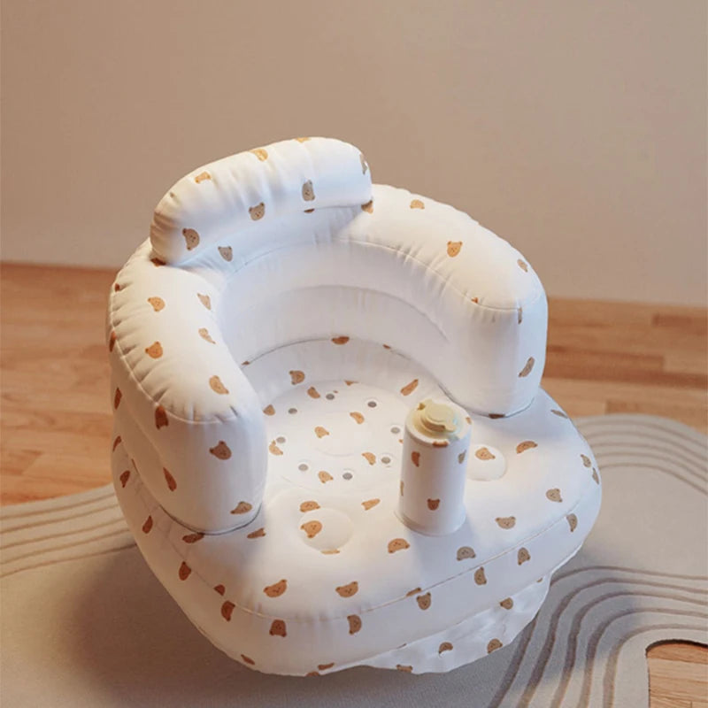 Baby Inflatable Sofa – Portable PVC Bath & Floor Seat