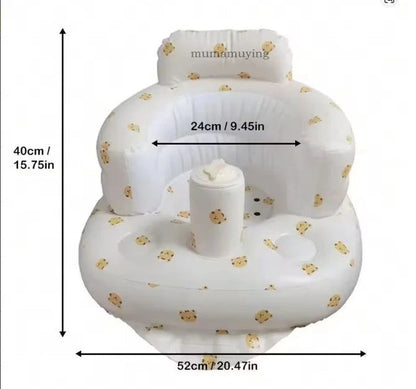 Baby Inflatable Sofa – Portable PVC Bath & Floor Seat