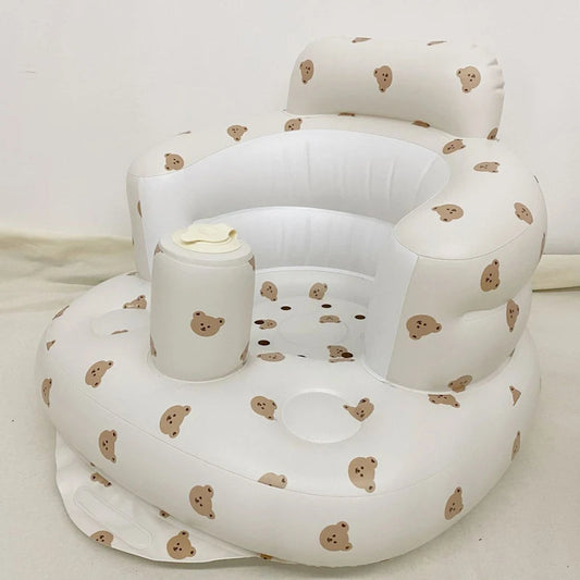 Baby Inflatable Sofa – Portable PVC Bath & Floor Seat