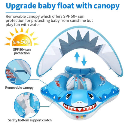 Infant Swim Float Ring - Inflatable Baby Pool Accessory, Summer Toy