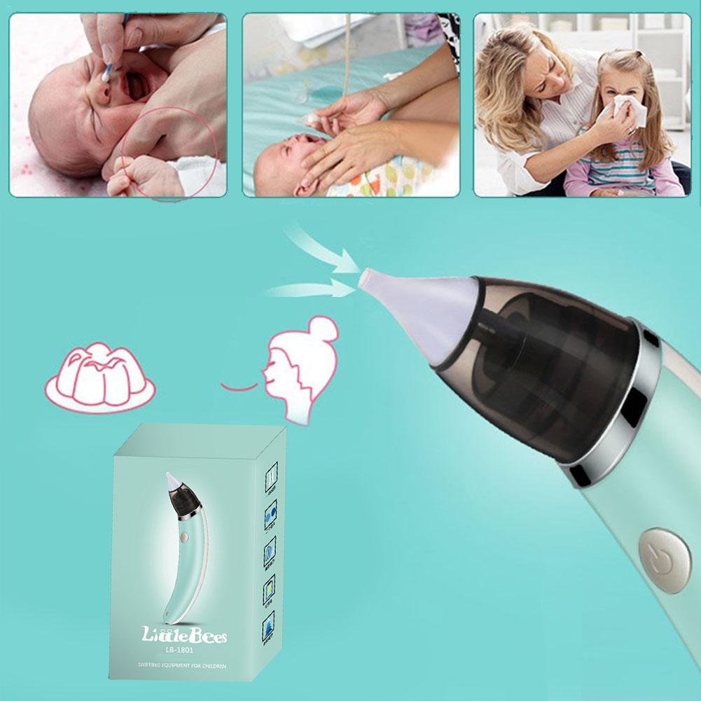 Baby Nasal Aspirator Electric Safe Hygienic Nose Cleaner