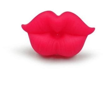 Red Kiss Lips Baby Pacifier