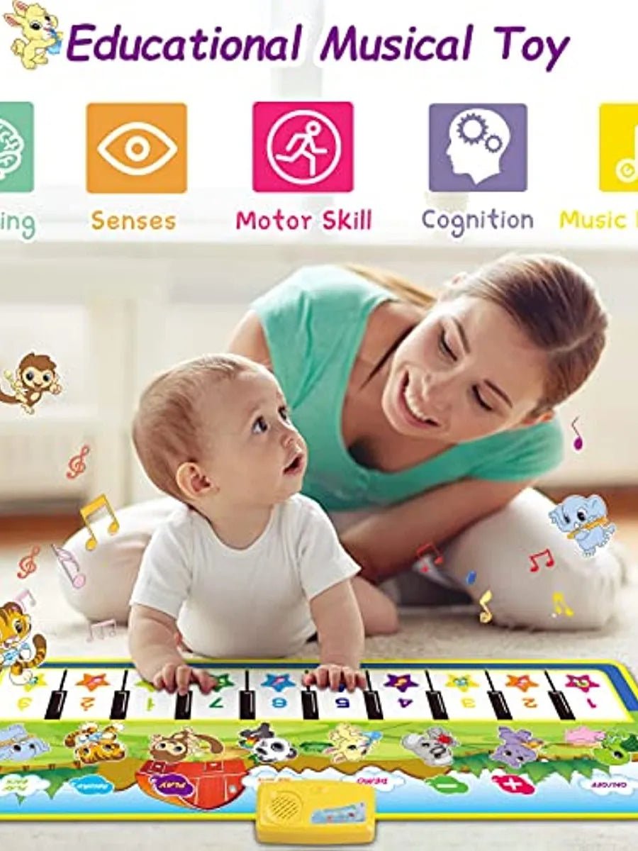 Kids' Touch Play Piano Music Mat - Musical Carpet Keyboard