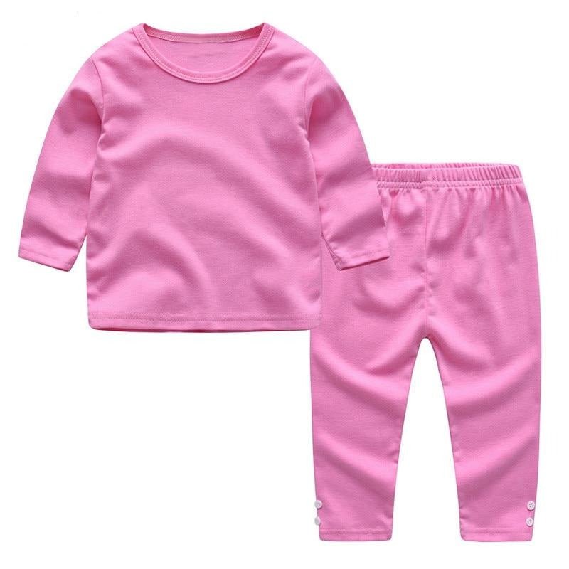 2pcs Outfit Cotton Baby Tracksuit Set