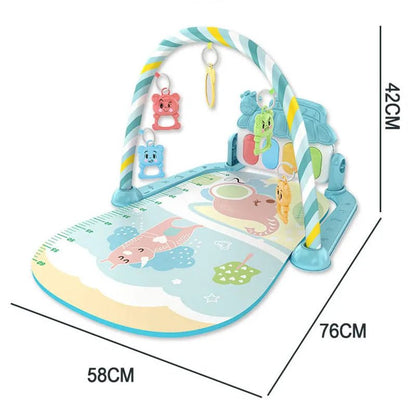 Baby Music Foot Piano & Crawling Pad - Fitness Stand Toy