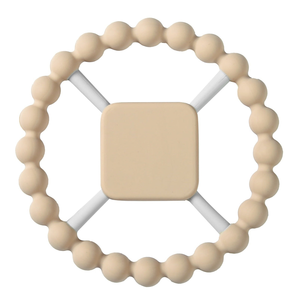 Let's Make Rudder-Shape Silicone & Wooden Teether Toy