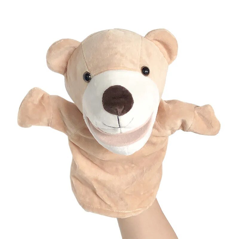 Animal Hand Puppets - Soft Educational Plush Toys for Babies