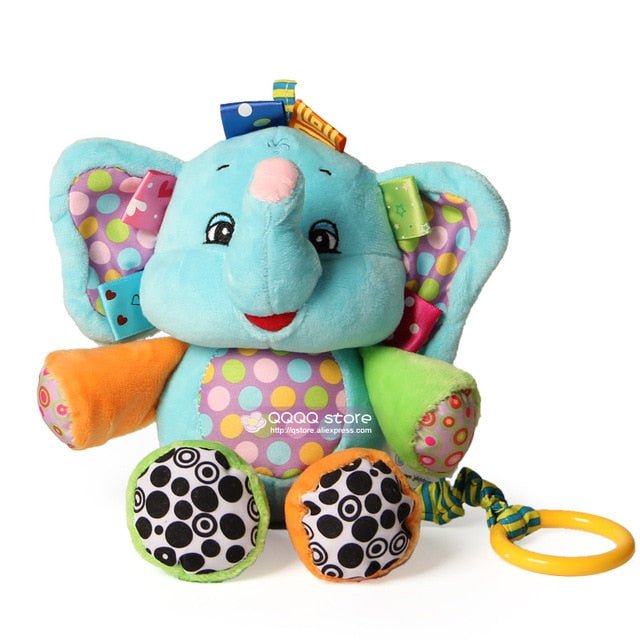 Cute Musical Plush Stuffed Animals Infant Baby Crib Hanging Toys