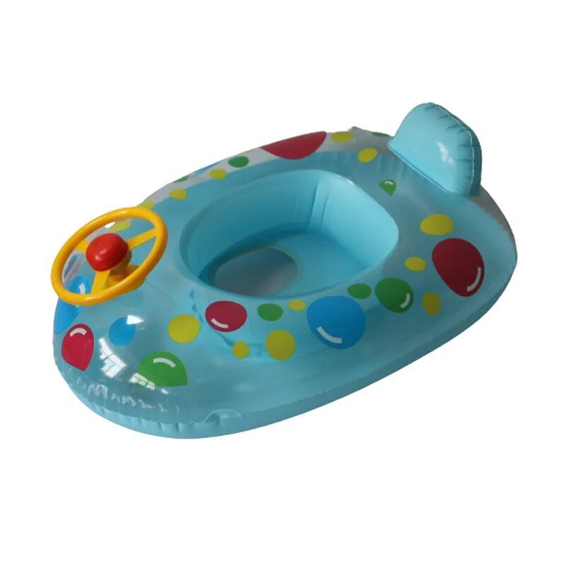 Inflatable Baby Swim Ring Seat - Pool Float Accessory for Water Play